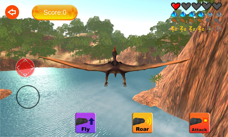 #3. Dinosaur Sim (Android) By: 3583 Bytes