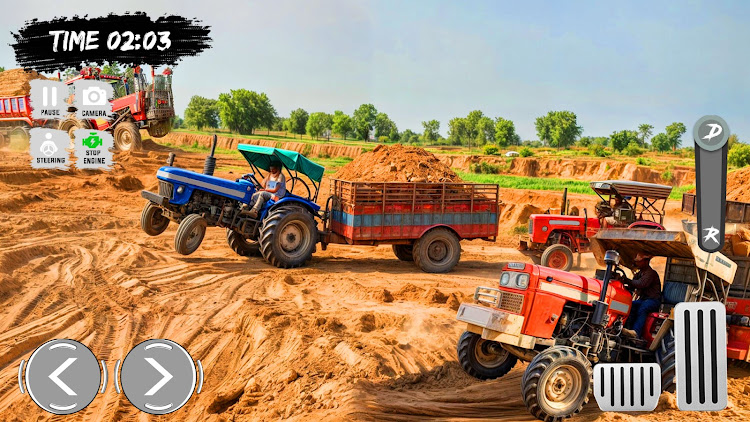 #3. Indian Farming Tractor Game (Android) By: Rampage Studios