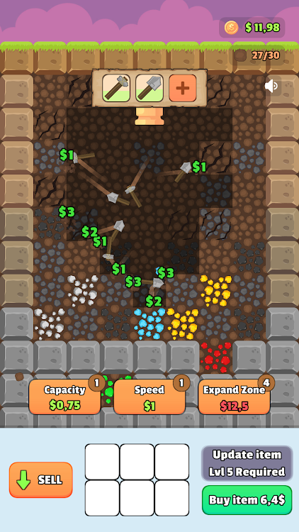 #2. Coin Picker - Mining Clicker (Android) By: Yso Corp