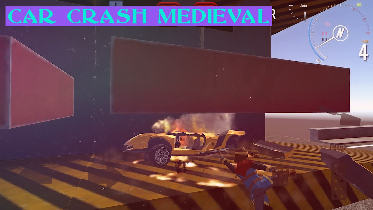 #4. Car Crash Medieval (Android) By: Hittite Games