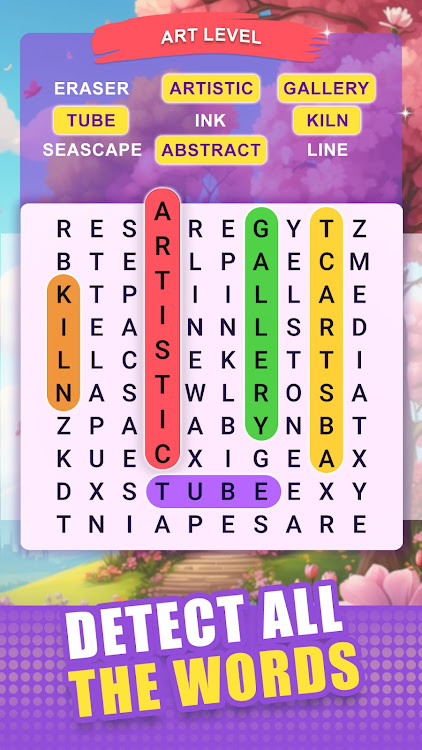 #9. Word Search - Game (Android) By: Astha Dhameliya