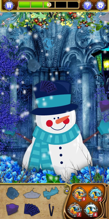 #4. Hidden Object: Winter Wonder (Android) By: Beautiful Hidden Objects Games by Difference Games