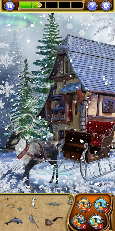 #5. Hidden Object: Winter Wonder (Android) By: Beautiful Hidden Objects Games by Difference Games