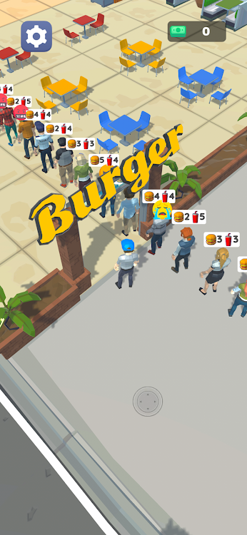 #4. Burger Ready Here (Android) By: Zocat Games