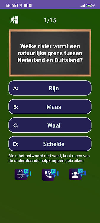 #2. Nederland Quiz Avontuur (Android) By: Jatisari Inovasi Studio