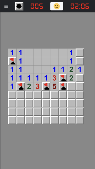 #2. Minesweeper Classic Golden (Android) By: Gean Apps