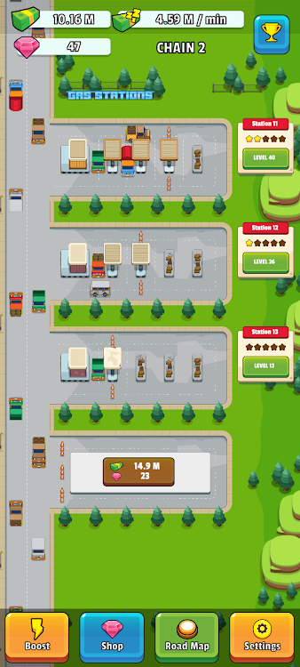 #3. Gas Stations - Idle Tycoon (Android) By: Zebra-Media Software