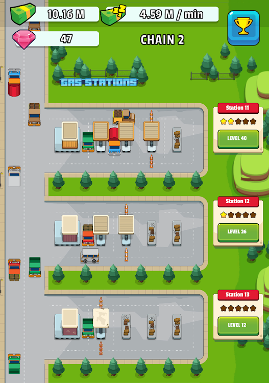 #9. Gas Stations - Idle Tycoon (Android) By: Zebra-Media Software