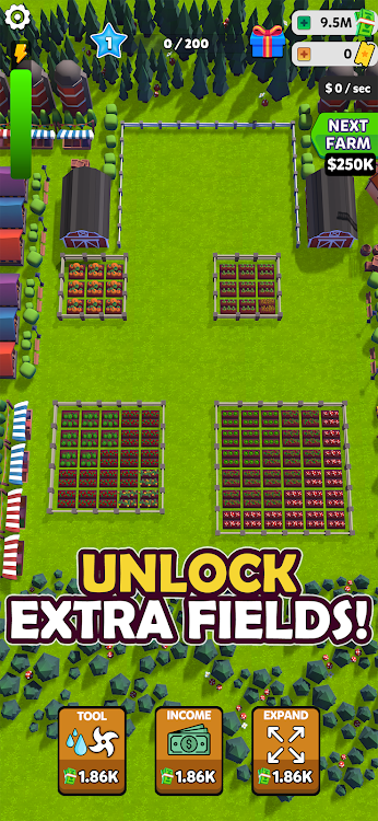 #4. Farm Clicker (Android) By: RAKUNiK GAMES