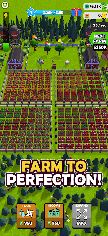 #7. Farm Clicker (Android) By: RAKUNiK GAMES