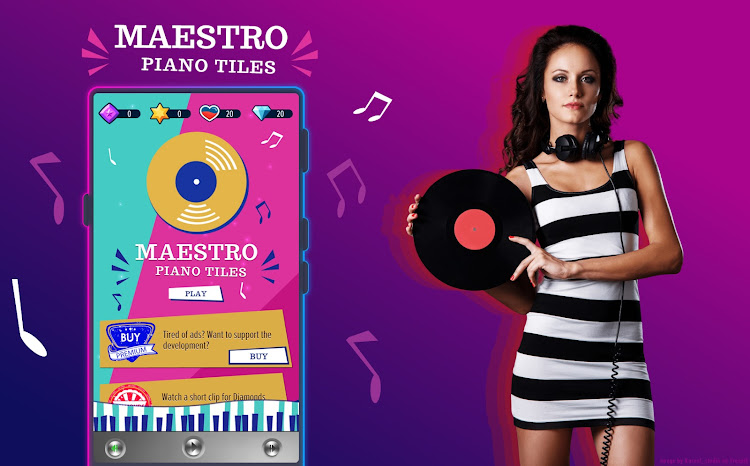 #9. Maestro Piano Tiles: Premium (Android) By: Unicorn Game Studio