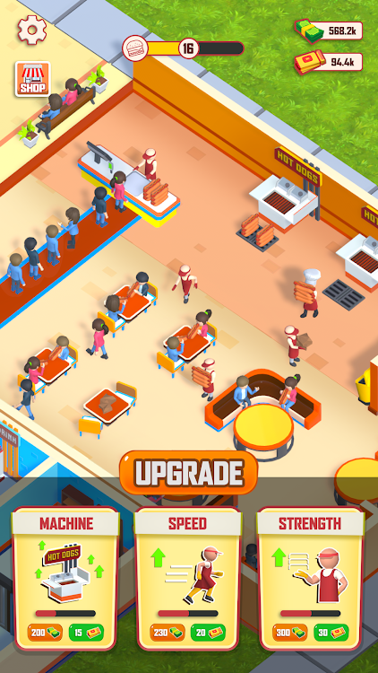 #5. Food Fever Tycoon (Android) By: Game Reaper Studios