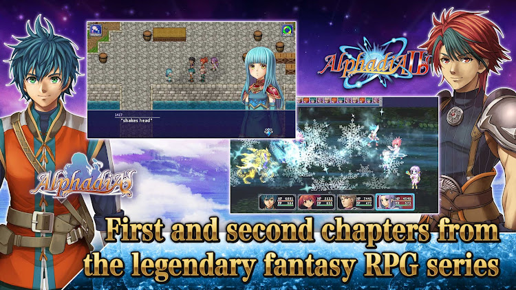 #2. [Premium] RPG Alphadia I & II (Android) By: KEMCO