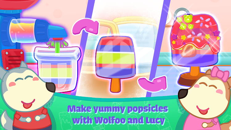 #5. Wolfoo Ice Cream Shop: Dessert (Android) By: Wolfoo Family