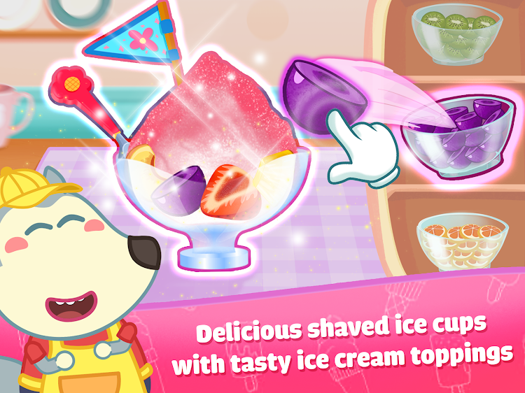 #7. Wolfoo Ice Cream Shop: Dessert (Android) By: Wolfoo Family