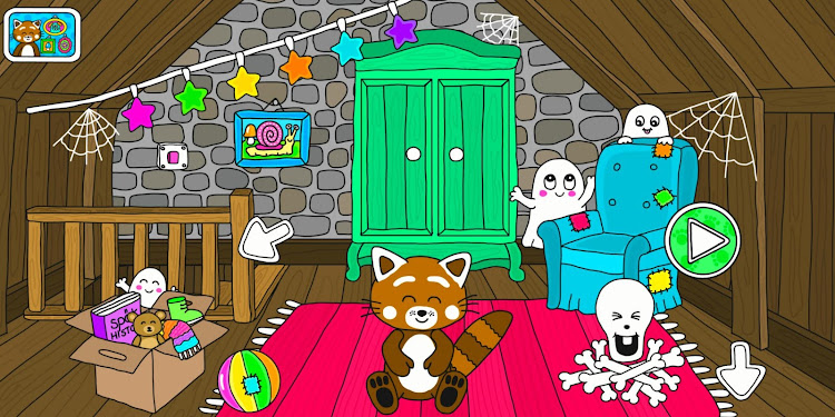 #2. Pukkins Hus - Spel för barn (Android) By: Fun, educational and interactive games for kids