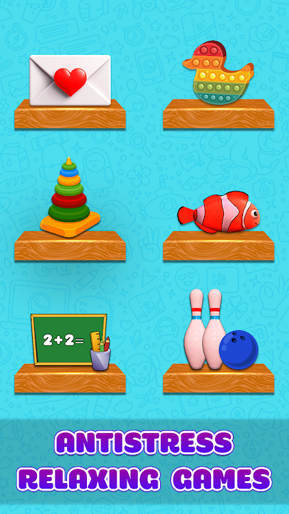 #2. Stress Relief Games:Fun Games (Android) By: Games Haven