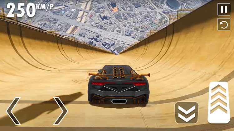 #2. Spider Car Game Ramp Car Jump (Android) By: AppEdge