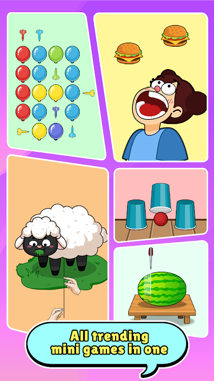 #8. Antistress Mini Games: Fun Tap (Android) By: HIGAME GLOBAL