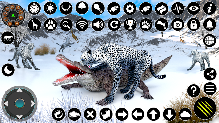 #4. Wild Snow Leopard Simulator (Android) By: GamesDot Studios