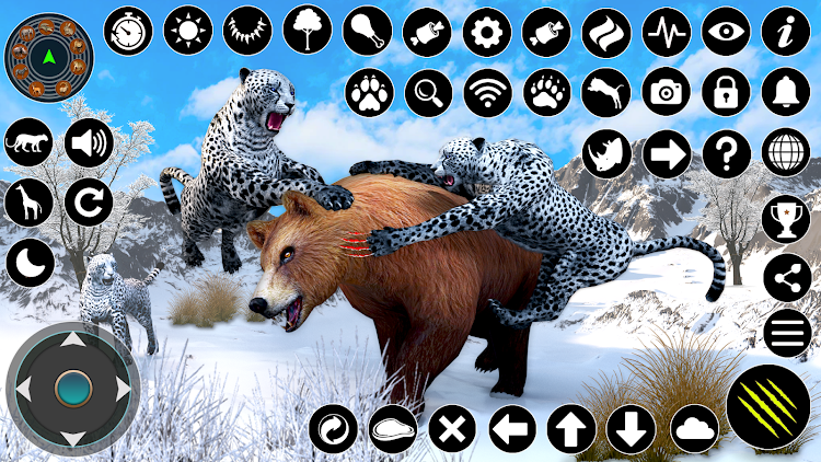 #7. Wild Snow Leopard Simulator (Android) By: GamesDot Studios