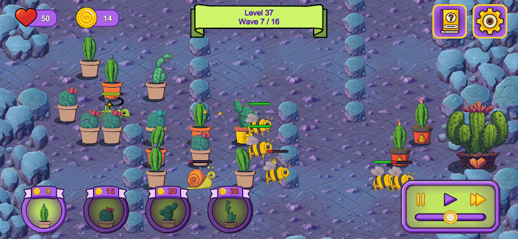 #4. Cactus Defense (Android) By: Alper Ilkay Karatas