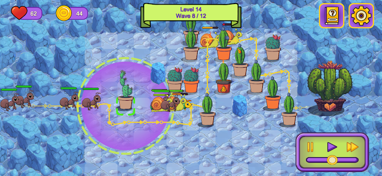 #6. Cactus Defense (Android) By: Alper Ilkay Karatas