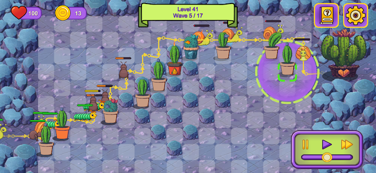 #8. Cactus Defense (Android) By: Alper Ilkay Karatas