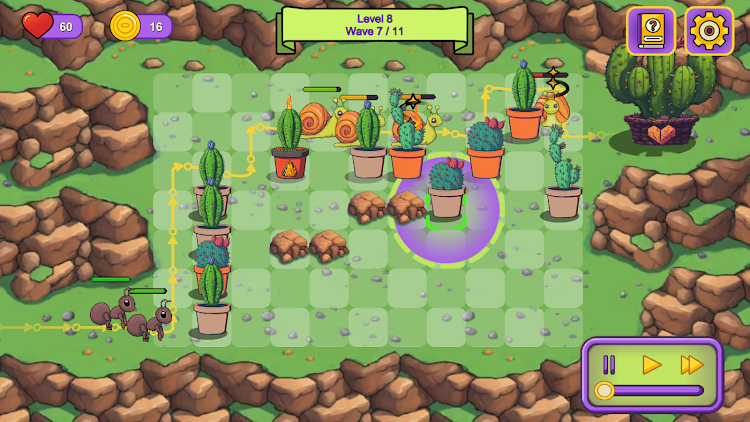 #9. Cactus Defense (Android) By: Alper Ilkay Karatas