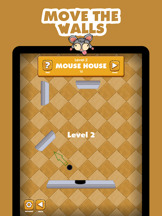 #10. Mouse House: Fun Game with Log (Android) By: Limping Turtle