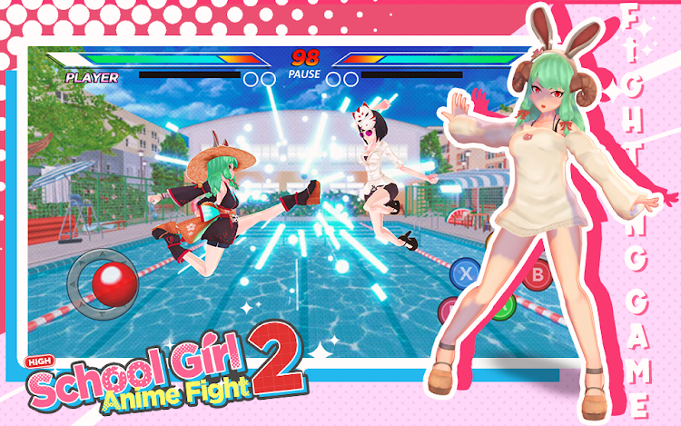 #6. High School Girl Anime Fight 2 (Android) By: Cooper Soullik