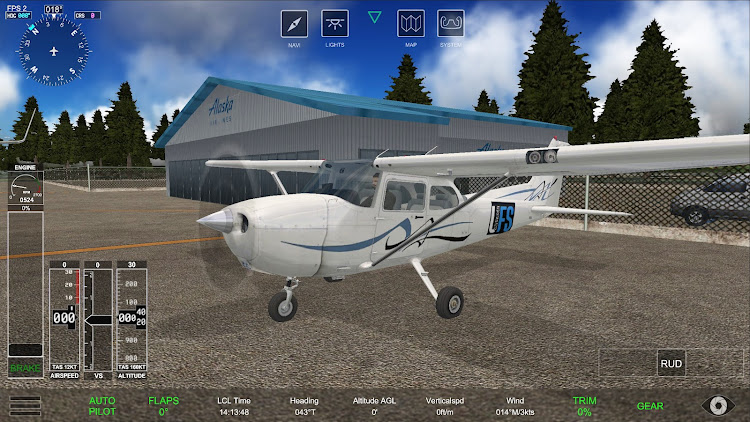 #4. Uni Flight Simulator (Android) By: BAGOR