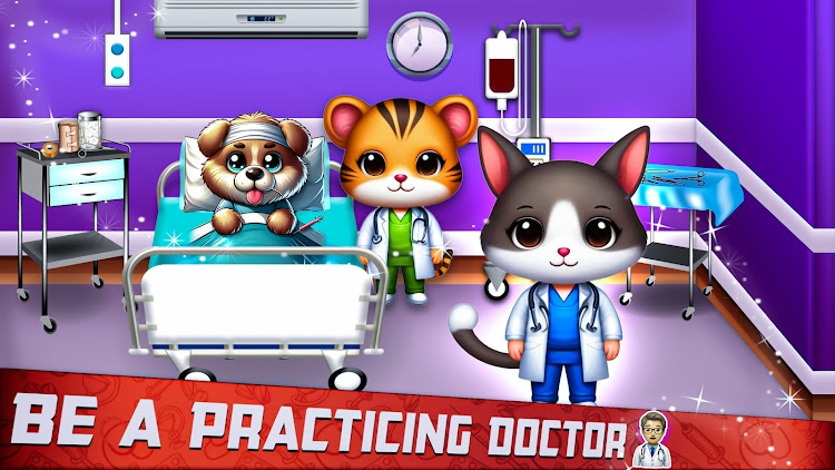 #4. Pet Hospital Animal Doctor Vet (Android) By: Kid Studio Fun Center