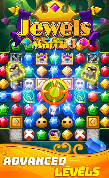 #4. Jewels Charm: Match 3 Game Pro (Android) By: A.V.A - Smart Games