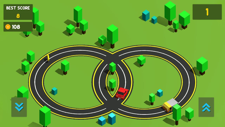 #6. Car Crash - Circular Race (Android) By: SoundPub