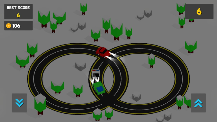 #8. Car Crash - Circular Race (Android) By: SoundPub