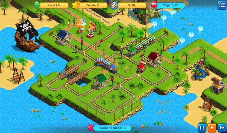 #9. Railway Fun: Adventure Park (Android) By: magnussoft