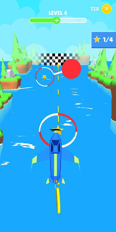 #6. Exciting Plane Dash Flight 3D (Android) By: Calsjd He