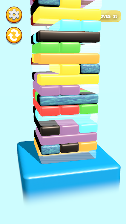 #4. Colorful Jenga (Android) By: Sobe Game Studio