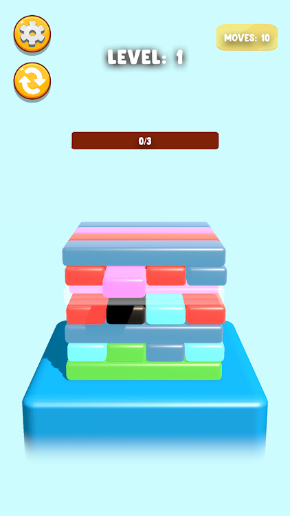 #8. Colorful Jenga (Android) By: Sobe Game Studio