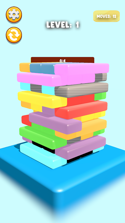 #9. Colorful Jenga (Android) By: Sobe Game Studio