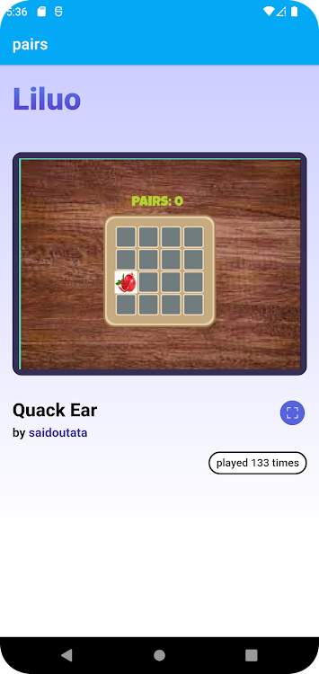 #3. jeupairs (Android) By: outata said