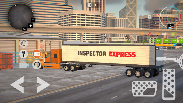 #3. USA Truck Car Driving Sim (Android) By: Inspector Studios