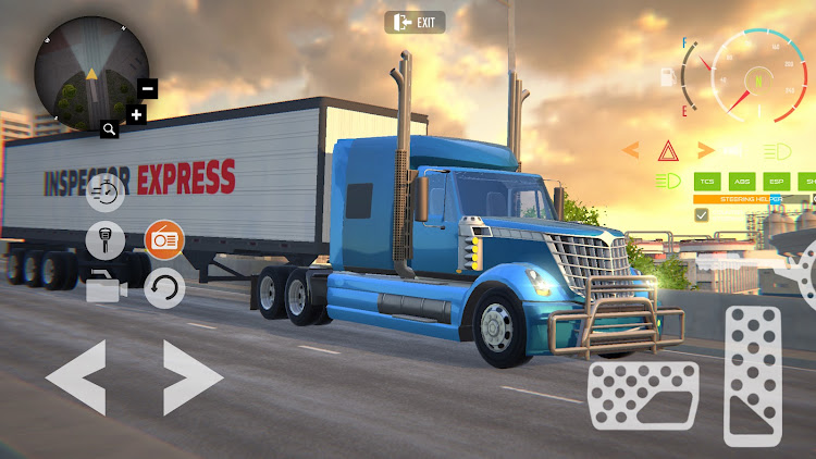 #7. USA Truck Car Driving Sim (Android) By: Inspector Studios