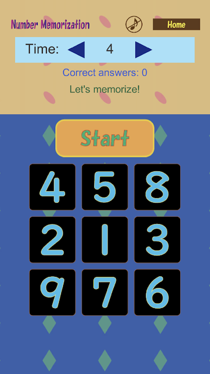 #2. Number Memorization (Android) By: Takahiro Ishii