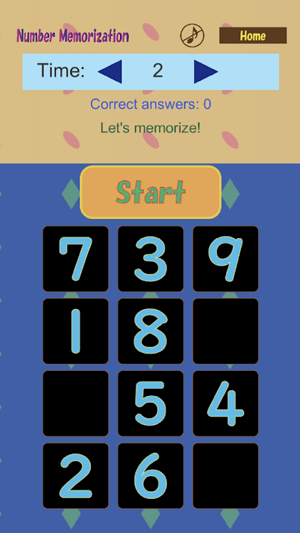 #3. Number Memorization (Android) By: Takahiro Ishii