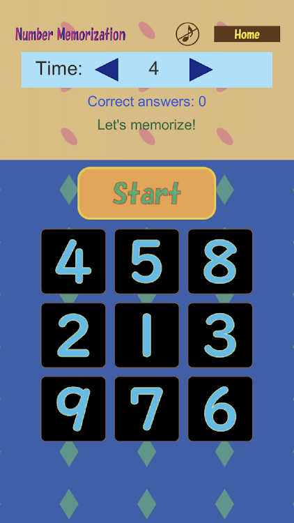 #7. Number Memorization (Android) By: Takahiro Ishii