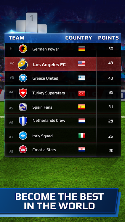 #7. Football Rivals: Online Soccer (Android) By: Green Horse Games