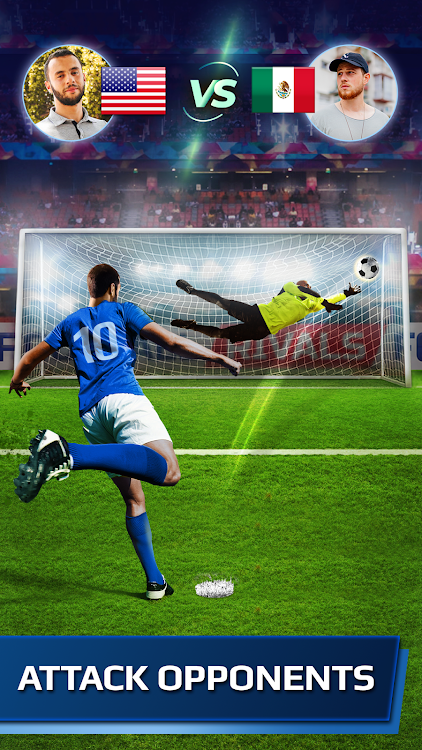 #8. Football Rivals: Online Soccer (Android) By: Green Horse Games