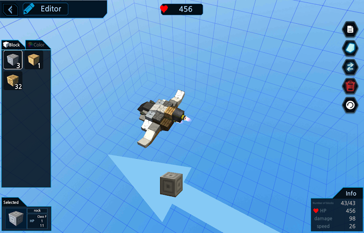 #4. BlockCraft: Online Space Wars (Android) By: CWGames Co., Ltd